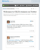 Welcomes to CELTA trainees on Twitter with tweets · Marisa_C · Storify